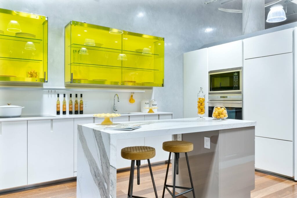 Yellow Kitchen Cabinets