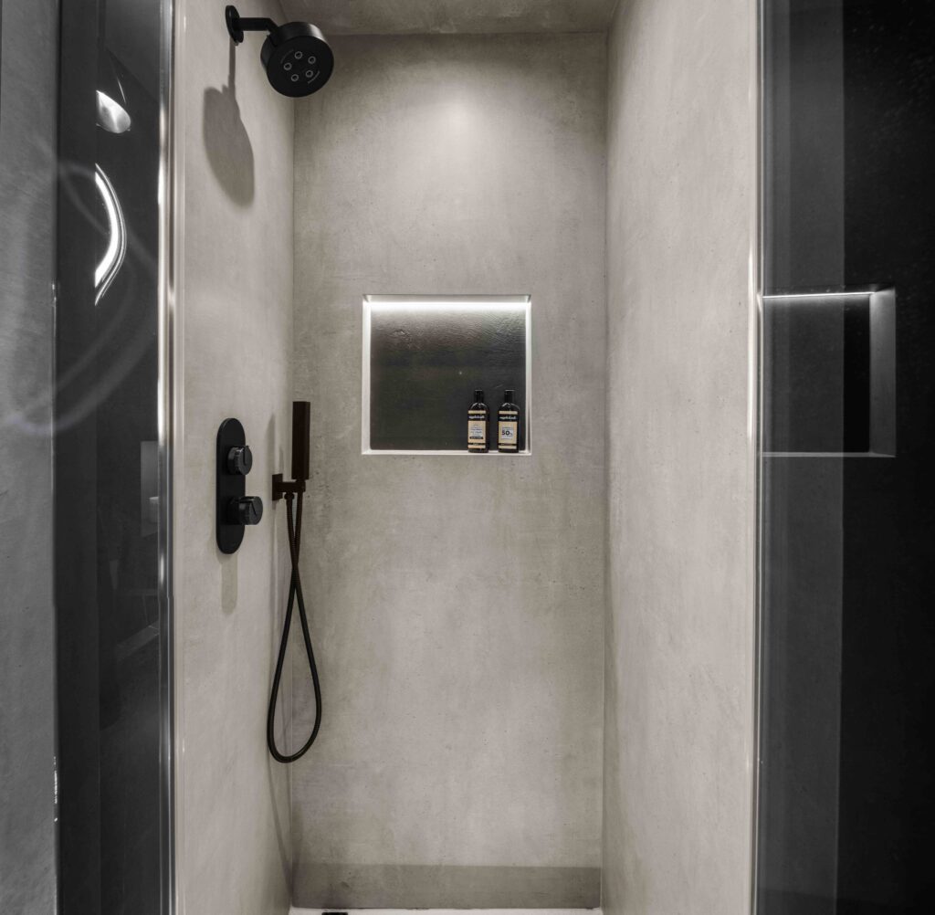 curbless shower