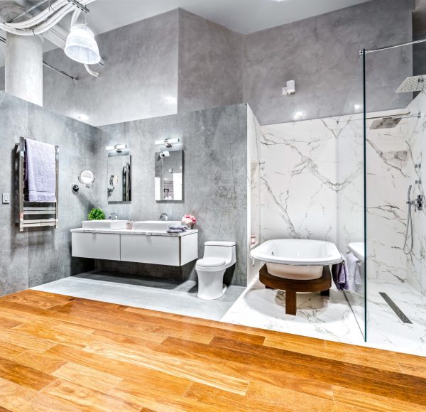 White Bathroom New York Showroom